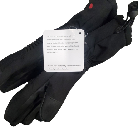 Men's Rossignol Ski Gloves Drypel Waterproof Technology Black Size M NWT - Picture 4 of 5